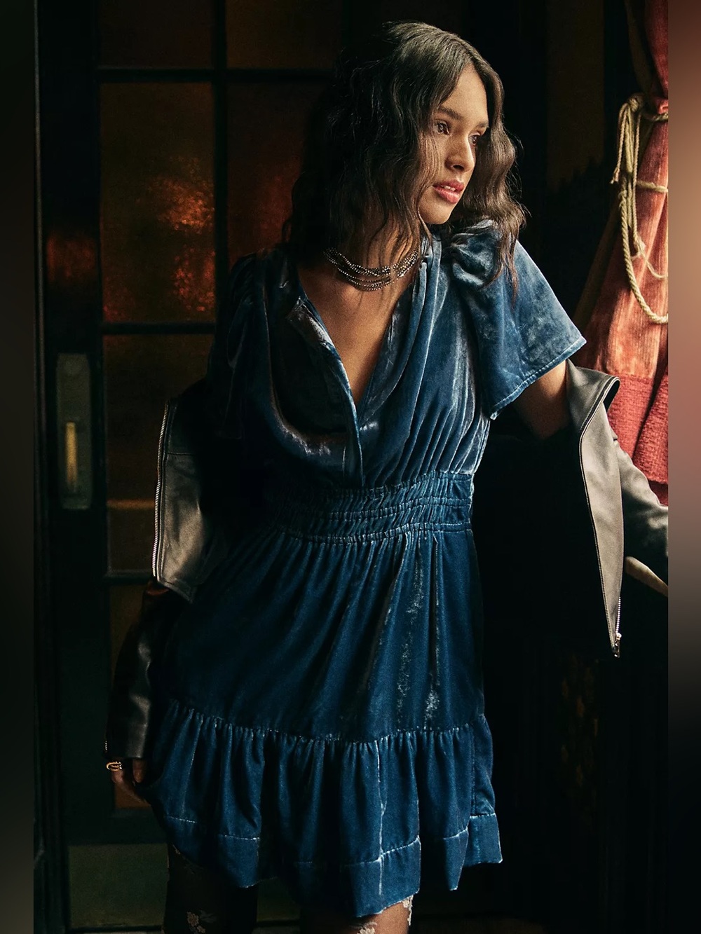 Anthropology | The Somerset Mini Dress: Velvet Edition